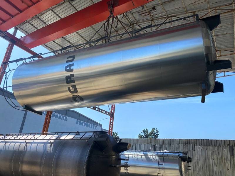 Se Envían Cuatro Nuevos Tanques de Aditivos Aislados de 30 m³