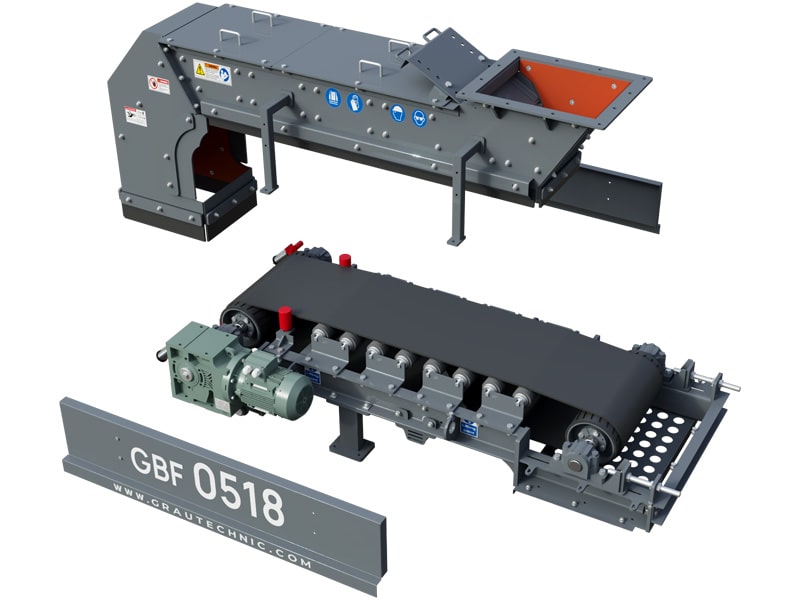 Tambores d’entraînement et de renvoi conçus en interne
