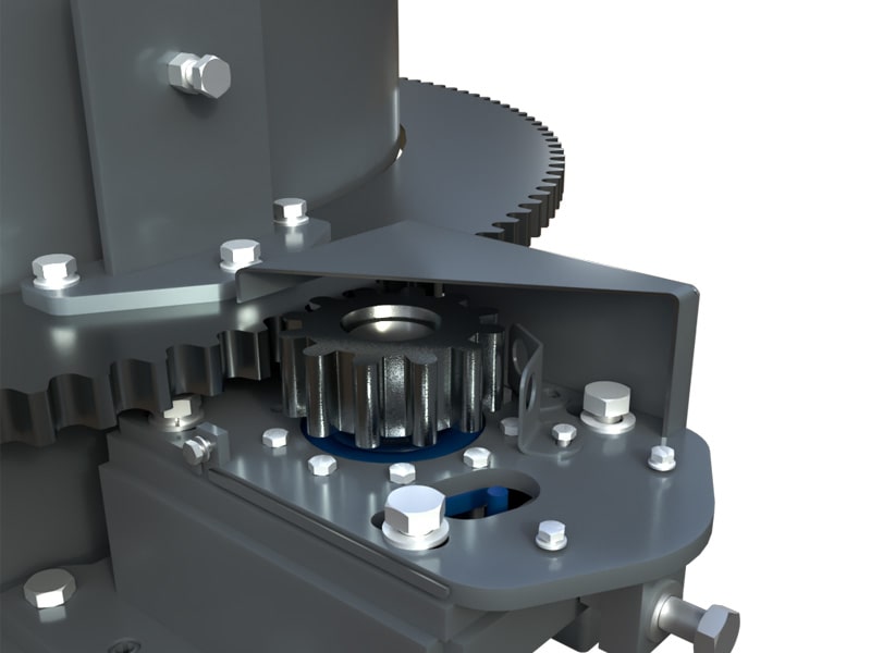 GRAU Cone Crusher Adjustment Mechanism